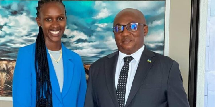 Bwiza yakiriwe na Ambasaderi w’u Rwanda muri Mozambique