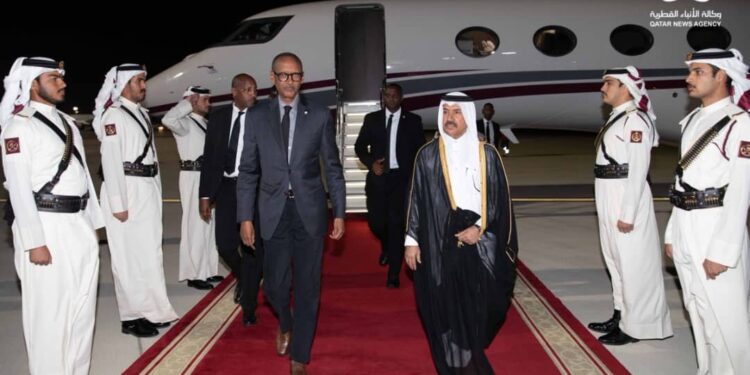 Perezida Paul  Kagame yitabiriye Formula 1 muri Qatar