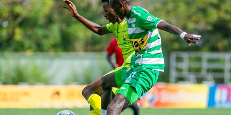 Kiyovu  yatsinze Marines FC ikomeza kwikura habi