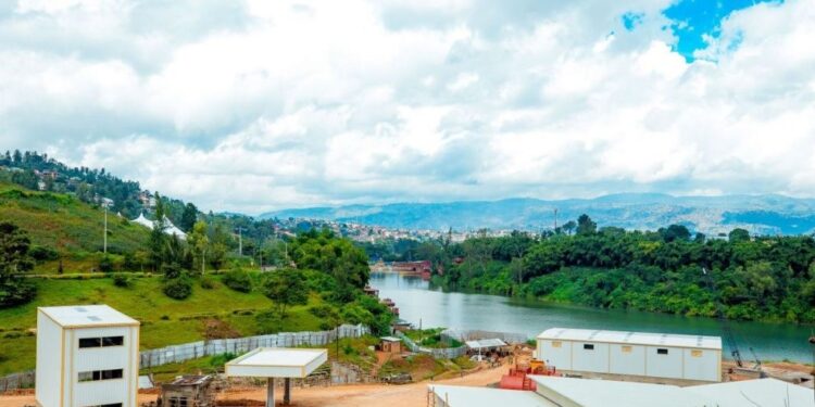 Imirimo yo kubaka icyambu cya Rusizi igeze kuri 85%