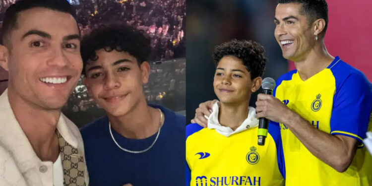 Umuhungu wa Cristiano yahamagawe mu ikipe y’ igihugu