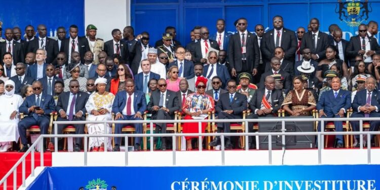 Perezida Kagame yitabiriye irahira rya Brice Nguema Perezida wa Gabon
