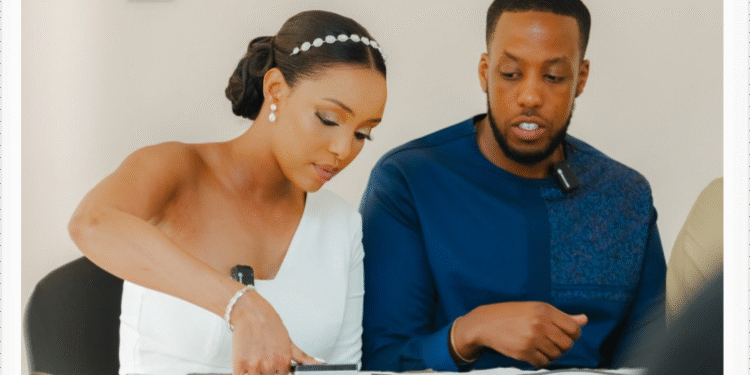 Miss Uwase Vanessa yasezeranye imbere y’ amategeko