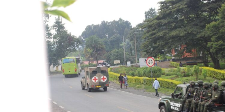 Abasirikari barenga 400 ba SADC bari muri Congo batashye banyuze mu Rwanda