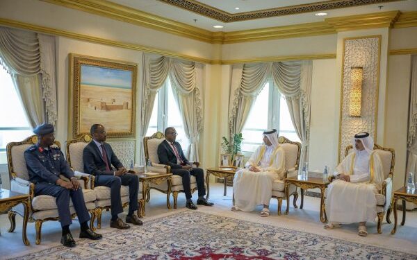 Minisitiri Vincent Biruta yakiriwe na Sheikh Abdulaziz wa Qatar