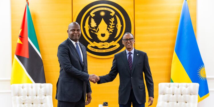 Perezida Kagame yakiriye Perezida Chapo wa Mozambique