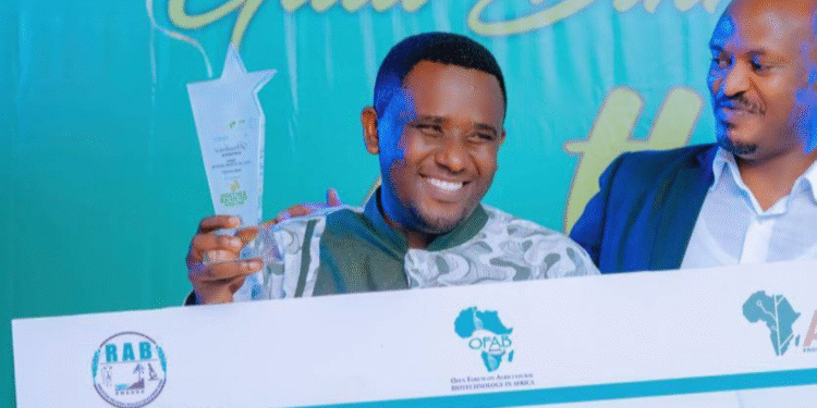 OFAB Awards Alexis Nyandwi as Rwanda’s Top Agri-Influencer