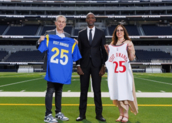 Visit Rwanda igiye kujya yamamazwa na Los Angeles Clippers na Los Angeles Rams zo muri Amerika