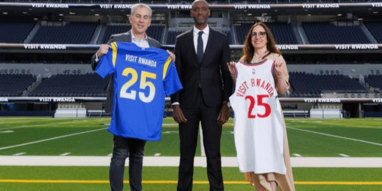 Visit Rwanda igiye kujya yamamazwa na Los Angeles Clippers na Los Angeles Rams zo muri Amerika