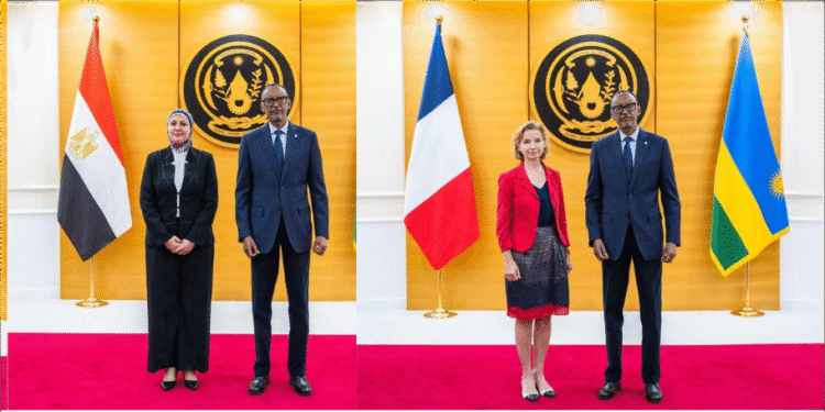 Perezida Kagame yakiriye ba Ambasaderi bashya barimo uwa France na Brésil