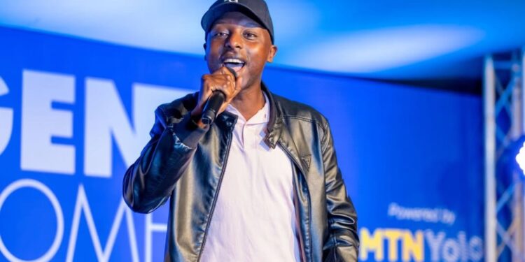 Aime Uwimana yaganirije abitabiriye igitaramo cya Gen-Z Comedy