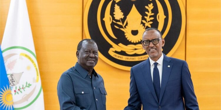 Perezida Kagame yihanganishije Kenya ku bw’ urupfu rwa Raila Odinga