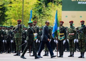 Perezida Kagame yahaye ipeti rya Sous Lieutenant abofisiye bashya 1029 mu Ngabo z’u Rwanda