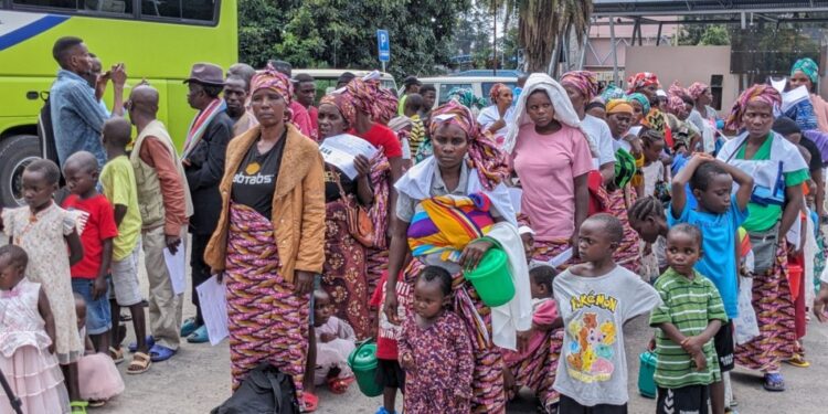 Abandi banyarwanda 300 bahungutse bavuye muri Congo