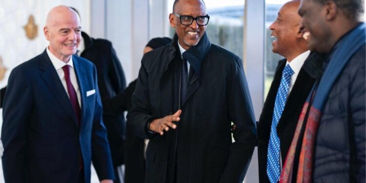 Perezida Kagame yakurikiranye umukino wa nyuma wa AFCON 2025