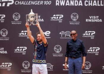 Perezida Kagame na Madamu bitabirye ATP Challenger II yegukanywe na Trungelliti