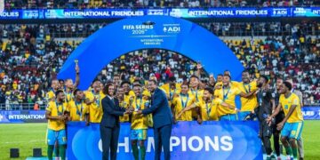 U Rwanda rwegukanye igikombe cya FIFA Series rutsinze Estonia