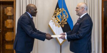 Rwanda’s Envoy Presents Credentials to Estonian President