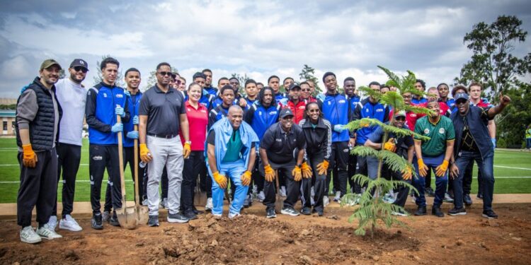 Ibihugu umunani byitabiriye FIFA Series biteye ibiti byabyitiriwe