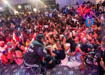 Bruce Melodie na Sheebah Karungi basusurukije abakunzi b’umuziki mu gitaramo cyabereye i Bruxelles