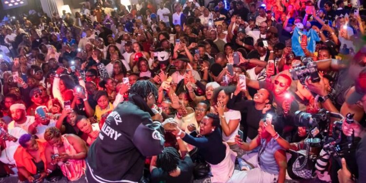 Bruce Melodie na Sheebah Karungi basusurukije abakunzi b’umuziki mu gitaramo cyabereye i Bruxelles