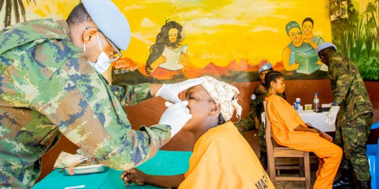 Ingabo z’u Rwanda  zavuye abagore muri gereza ya Centrafrique