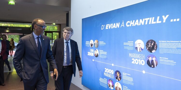 Perezida Kagame yagiriye uruzinduko i Chantilly mu Bufaransa