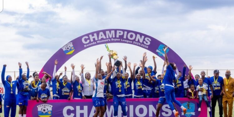 Rayon Sports y’ abagore yatwaye Shampiyona ku ncuro ya 3 yikurikiranya