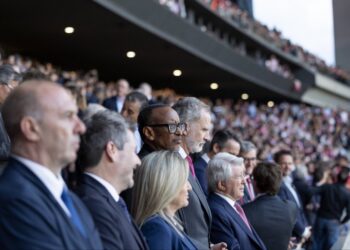 Champions League: Arsenal na Atletico Madrid zanganyije mu mukino warebwe na   Perezida w’u Rwanda