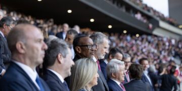 Champions League: Arsenal na Atletico Madrid zanganyije mu mukino warebwe na   Perezida w’u Rwanda