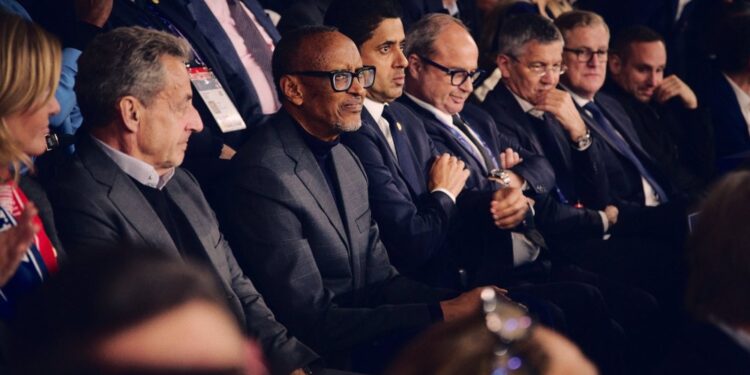 Perezida Kagame yitabiriye umukino PSG yatsinzemo Bayern Munich
