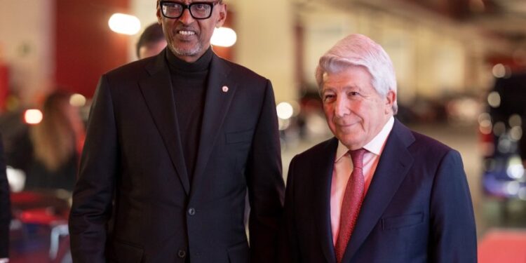 Champions League: Arsenal na Atletico Madrid zanganyije mu mukino warebwe na   Perezida w’u Rwanda