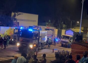 Inkongi y’umuriro yibasiye iduka mu isoko rya Nyarugenge