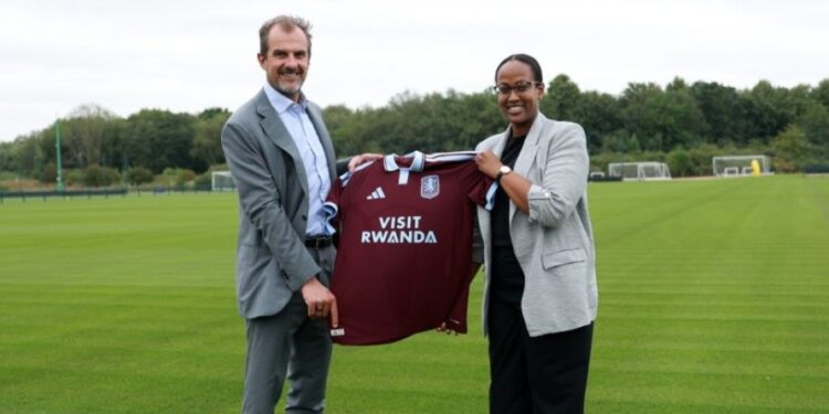 Aston Villa igiye kujya yamamaza Visit Rwanda